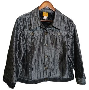 Ruby Rd jacket womens size 16 petite cropped